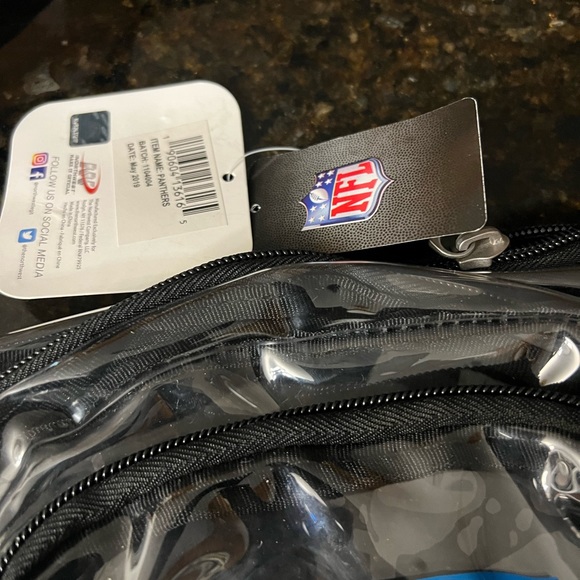 Carolina Panthers Clear Fanny Pack - Picture 3 of 6